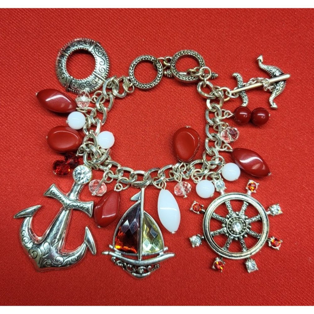 Marine Nautical Maritime Charm Bracelet